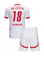 RB Leipzig Arthur Vermeeren #18 Hjemmedraktsett Barn 2024-25 Korte ermer (+ bukser)